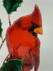 lot 172 image: Bovano Sculpture- Red Robin Bird