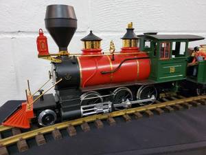 lot 8 image: Lehmann Gross Bahn 1 Gauge Large Scale Steam Locomotive & Tender 2018D