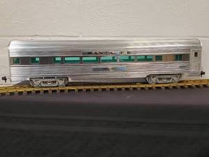 lot 18 image: Transport Milestones G Gauge Large Scale Aluminum Santa Fe Oraibi Passenger Car