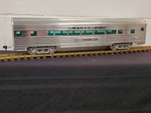 lot 19 image: Transport Milestones G Gauge Large Scale Aluminum Santa Fe Laguna Passenger Car