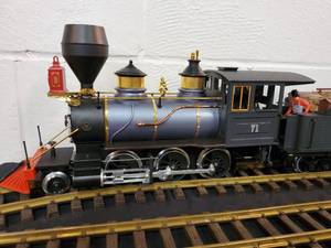 lot 28 image: Lehmann Gross Bahn 1 Gauge Large Scale Steam Locomotive & Tender 2028D