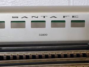 lot 97 image: Atlas O Tin Santa Fe Pullman Passenger Car #32800