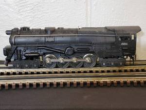 lot 101 image: Lionel O 3-Rail 4-8-4 Steam Locomotive #681 no Tender
