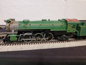 lot 126 image: American Models S Scale Southern 4-6-2 Steam Locomotive & Tender