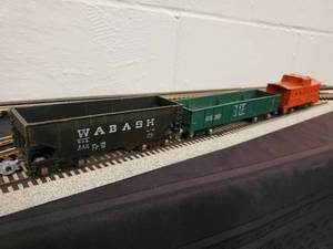 lot 127 image: Early (6) American Flyer S Scale Car Lot.