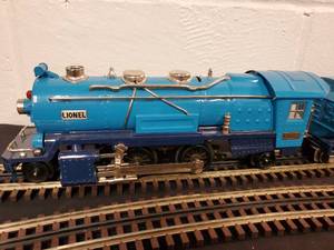lot 34 image: Lionel Trains INC. O Lionel Lines 2-4-2 Steam Locomotive & Tender #1-263E