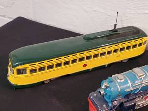 lot 139 image: (3) Train Decorations non functional