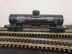 lot 85 image: MTH O New York Central  Tanker Car #5791