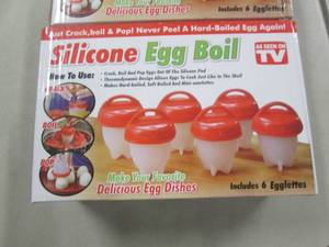 lot 26 image: 2- 6pk As Seen on TV Silicone Egg B...