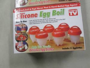 lot 27 image: 2- 6pk As Seen on TV Silicone Egg B...