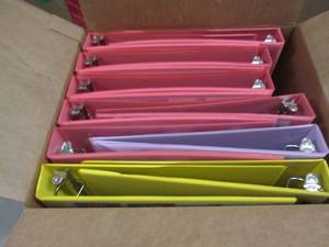 lot 307 image: Case of 12 - 1 inch 3 Ring Binders...