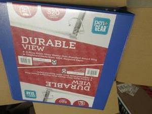 lot 311 image: 6 - 2 inch 3 Ring Binders...