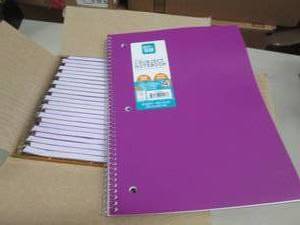 lot 317 image: 24 Poly 1 Subject Notebooks...