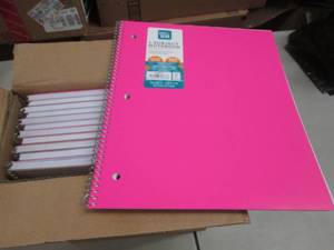lot 318 image: 12 Poly 1 Subject Notebooks...
