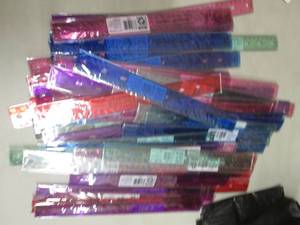 lot 320 image: Large Lot Shatter Resistant Rulers...