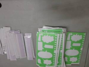 lot 323 image: Stencil Dashboards, Sticky Note Pad...