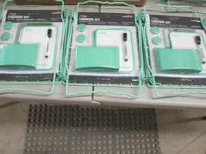lot 336 image: 3- 7pc Locker Kits...