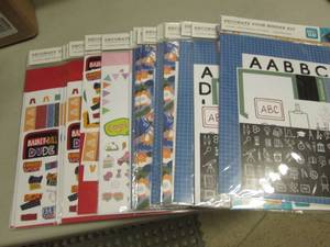 lot 341 image: Stack of Decorate Your Binder Kits...