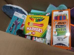 lot 353 image: Box of Assorted School Items...