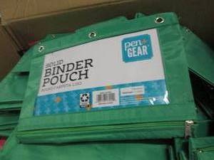 lot 354 image: Box of Solid Binder Pouches...