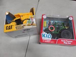 lot 359 image: Farm Tractor Set, Cat Dump Truck...
