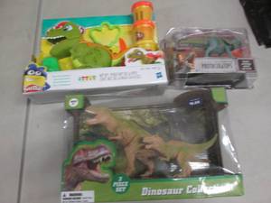 lot 367 image: 3 Dinosaur Toys...