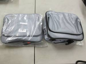 lot 58 image: 2 Silver Insulated Lunch Bags...