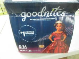 lot 88 image: 44 ct Goodnites NightTime Underwear...