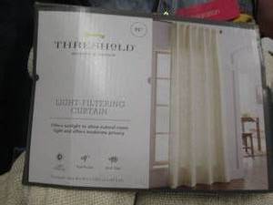 lot 91 image: 2 Threshold Ligth Filtering Curtain...