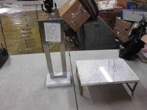 lot 101 image: Weston Lamp Base, Dessert Stand...