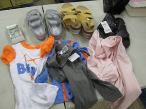 lot 113 image: 4 Pairs Shoes, 4T Blippi Outfit, Ea...