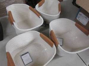 lot 128 image: 4 Rope Storage Baskets...