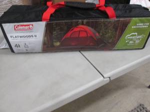 lot 134 image: Coleman Flatwoods II 4 Person Tent...