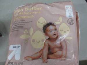 lot 141 image: Shea Butter Baby Wipes 216 ct...