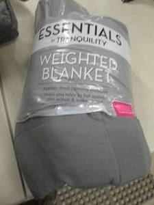 lot 168 image: Tranquility 48x72 inch Grey Weighte...