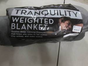 lot 169 image: Tranquility 48x72 inch Grey Weighte...