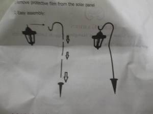 lot 170 image: 2 Solar Powered Hanging Coach Lante...