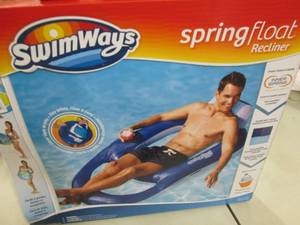 lot 184 image: SwimWays Spring Float Recliner...