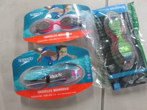 lot 221 image: 3 pr Swimming Goggles...