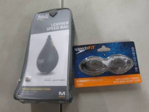 lot 261 image: Speed Bag, Swim Goggles...