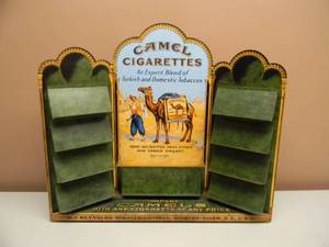 Vintage Camel Cigarettes Metal Tin Zippo Display 85 Years 1913-1998 Catalog - ADVERTISING PIECE - RARE AWESOME PIECE - APPROX 21 BY 19 - SEE PICTURES
