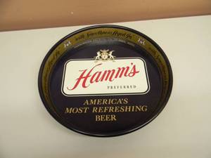 VINTAGE HAMMS PREFFERRED BEER TRAY 13 - VERY NICE FOR ITS AGE - SEE PICTURES