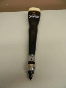 GUINNESS DRAUGHT BEER TAP HANDLE - NICE - VERY COOL - SEE PICTURES