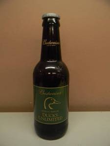 Vintage Large 15 Budweiser Bottle DUCKS UNLIMITED - Excellent Condition - Awesome Collection - SEE PICTURES