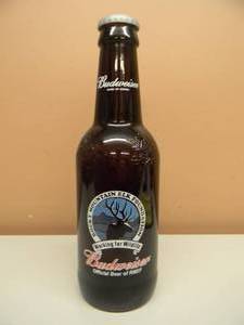 Vintage Large 15 Budweiser Bottle ROCKY MOUNTAIN ELK FOUNDATION - Excellent Condition - Awesome Collection - SEE PICTURES