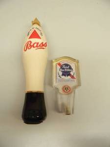 PABST - BUD - BASS - TAP HANDLES - NICE - SEE PICTURES