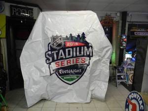 LARGE NHL COORS LIGHT MINNESOTA STADIUM SERIES BANNER - VERY COOL - STATEMENT PIECE - SEE PICTURES