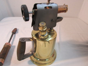 Vintage Kerosine Torch with Soldering Iron