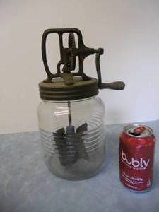 lot 8 image: Antique Butter Churn