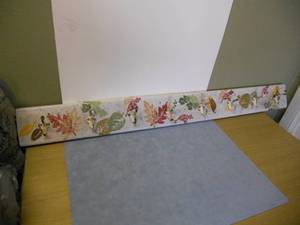 lot 48 image: Handpainted Coat Rack with Vintage Hooks